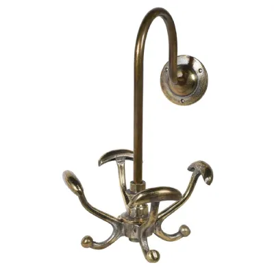 Antique Brass Multi Wall Hook