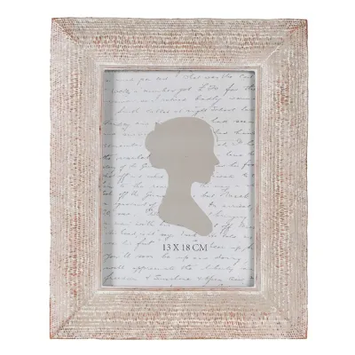 Distressed Off white Photo Frame