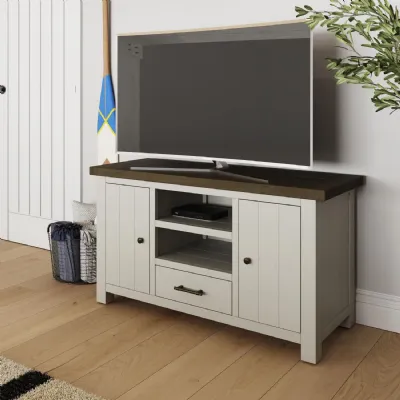 Purbeck Truffle 2 Door 1 Drawer TV Unit