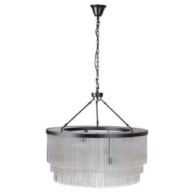 Round 3 Tier Glass Tubes Chandelier