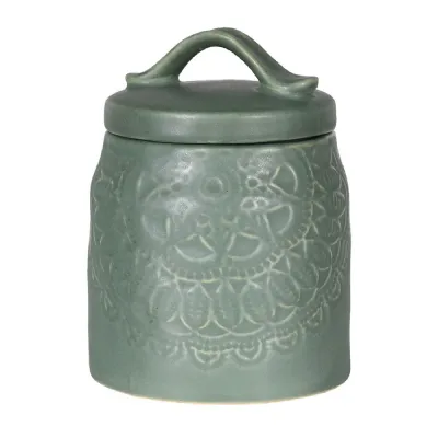 Small Olive Canister