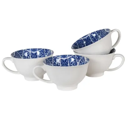 Set of 4 Chinoiserie Cups
