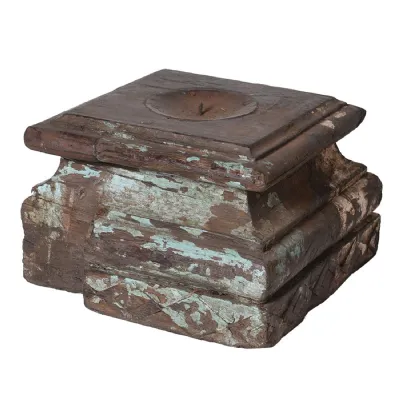 Wooden Candle Stand
