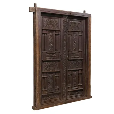 Carved Wooden Door