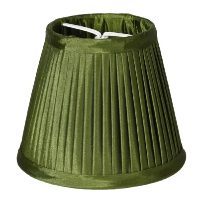Small Olive Green Pleated Shade Only
