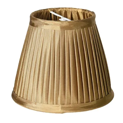 Small Gold Pleated Shade Only