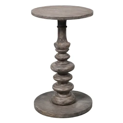 Turned Wood Wine Table