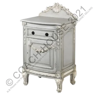Fontainebleau Single Door Single Drawer Bedside
