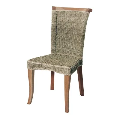Traditional Natural Hardwood Beech Sea Grass Dining Chair