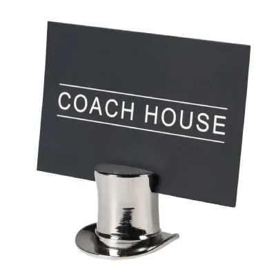 Set of 4 Top Hat Place Name Card Holders