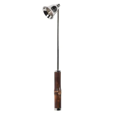 Steel and Bamboo Candle Snuffer