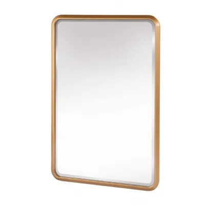 Ebony Metal Framed Large Rectangular Wall Mirror