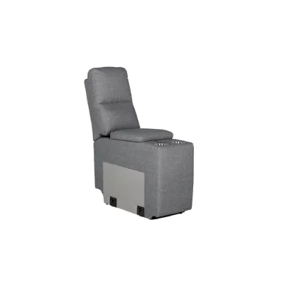 Russo Console Sectional (with usb charger) Charcoal