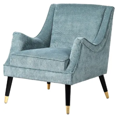 Duck Egg Blue Cord Chair