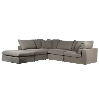 Ryan Stone Grey Corner Sofa