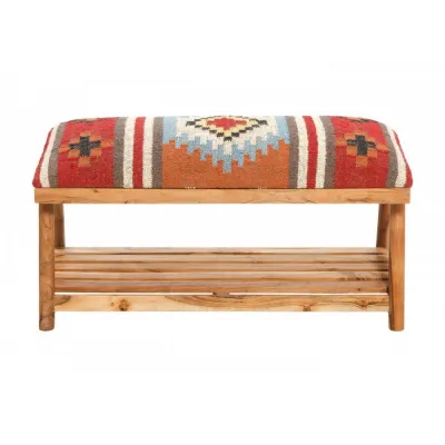 Red Storage Bench
