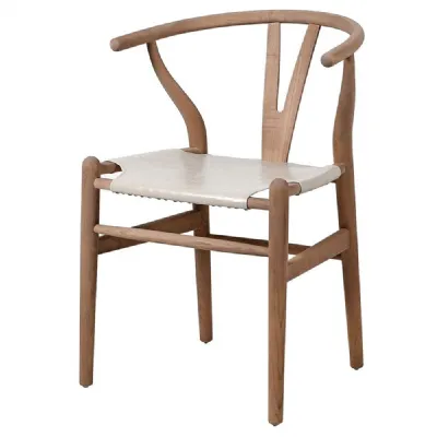 Open Back Chair Grey Seat