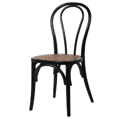 Black Stack Able Dining Chair