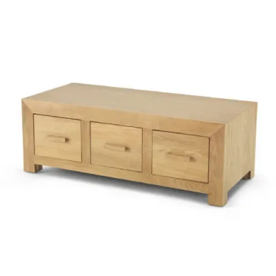 American White Oak 6 Drawer Coffee Trunk