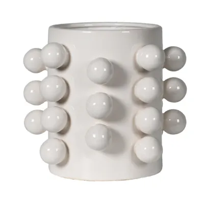 White Bobble Vase