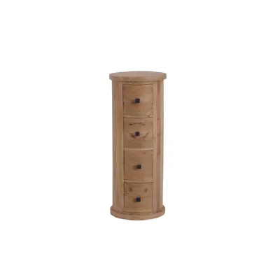 Modern Solid Mango Wood 4 Drawer Chest