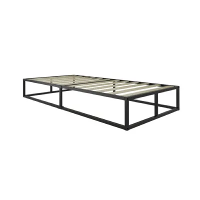 90cm Soho Metal Platform Bed Black