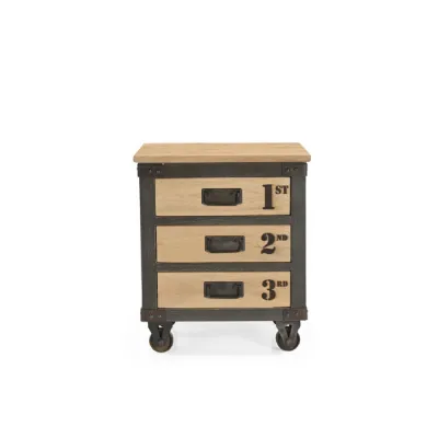 3 Drawer Chest on Wheels
