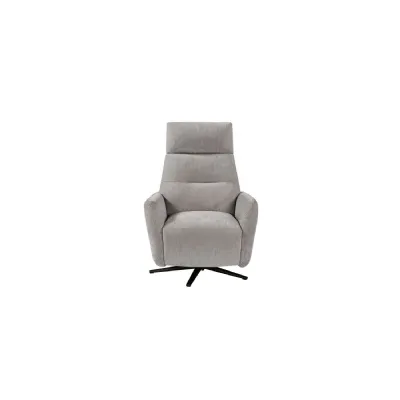 Natural Fabric Lift Swivel Recliner Chair