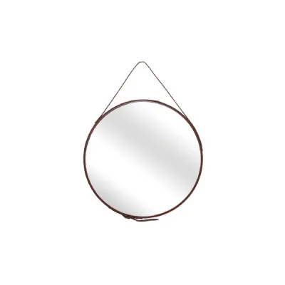 Piers Mirror Brown