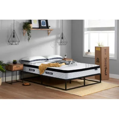 White Fabric 135cm Double 3000 Pocket Spring Mattress
