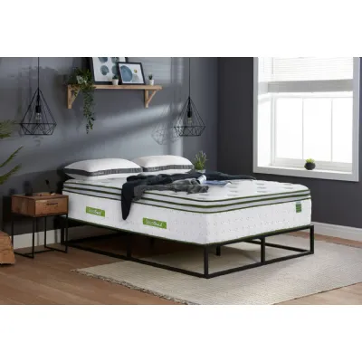 White Fabric Orthopedic 4000 Pocket Double Mattress