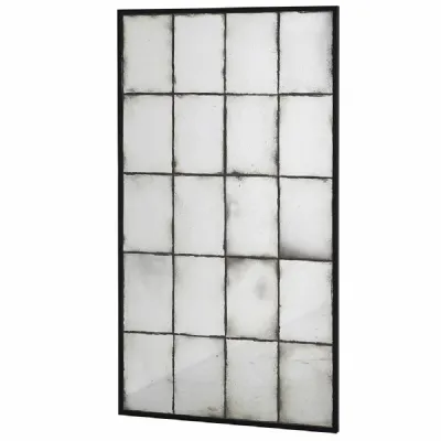 Black Frame Ant Mirror