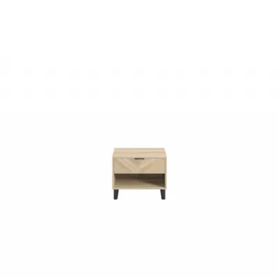 Stockholm 1 Drawer Bedside Chevron