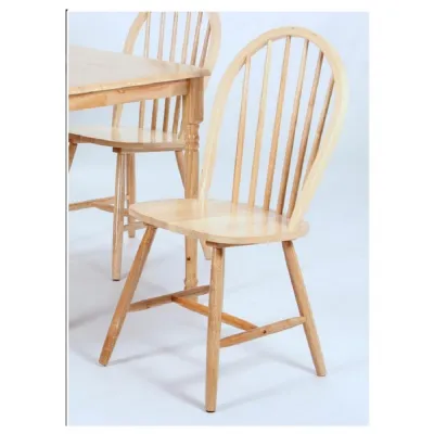 Natural Oak Spindle Dining Chair