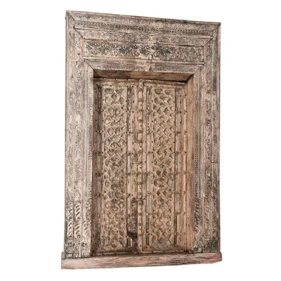 Wooden Door with Frame