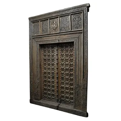 Wooden Door with Frame
