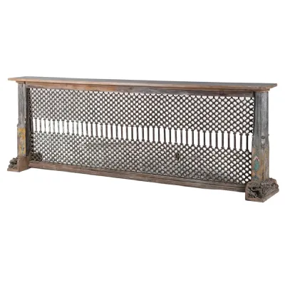 Wooden Jali Console Table