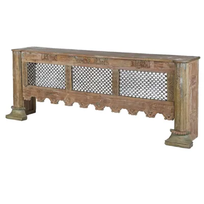 Wooden Jali Console Table