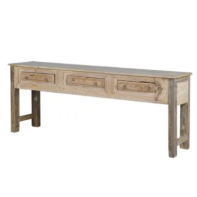 Wdn 3 Drawer Console Tbl