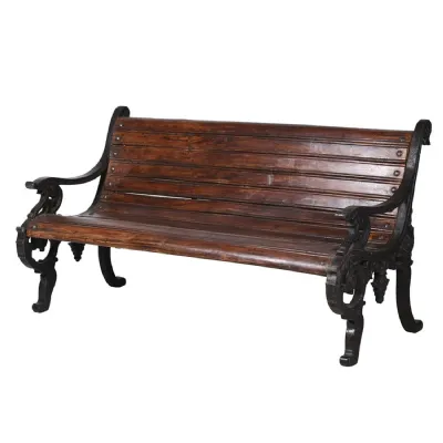 Cast Iron wood Bench