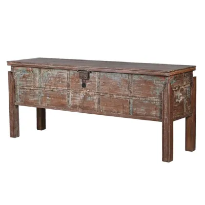 Wooden Console Table Box