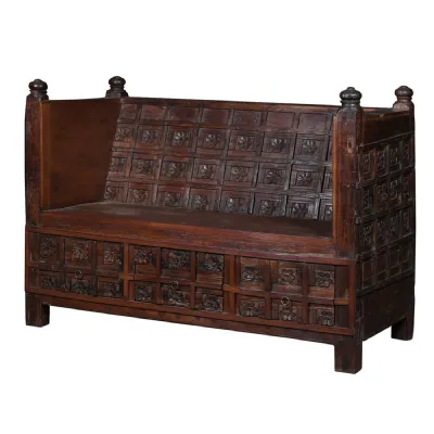 Wooden Pitara Sofa