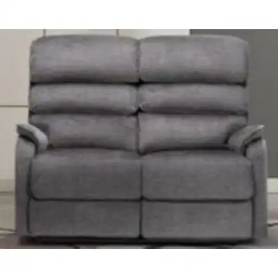 Savannah Grey Fabric Electric 2 Seat Sofa