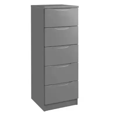 Montana 4 Colour All Gloss 5 Drawer Tall Boy