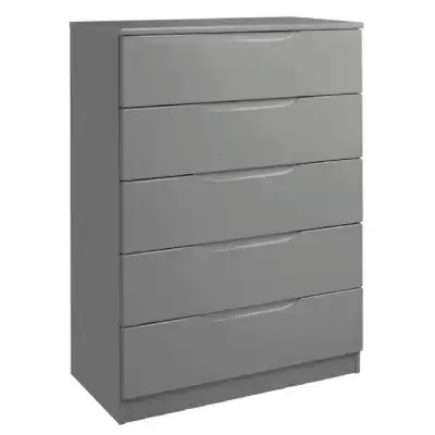 Montana 4 Colour All Gloss 5 Drawer Chest
