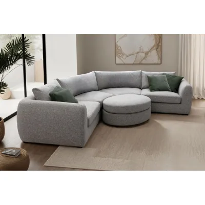 Spencer Arm Sectional RHF Grey