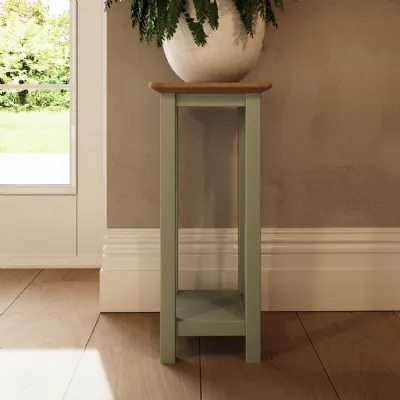 Taberno Oak End Side Table Sage Green