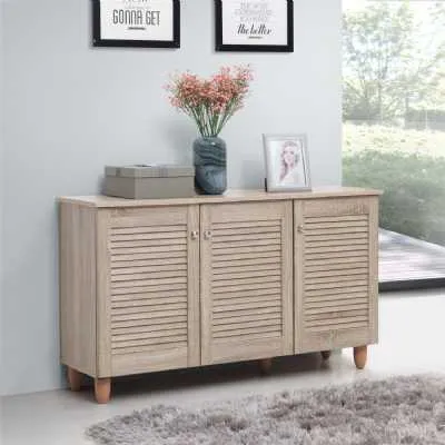 3 Door Shoe Cabinet