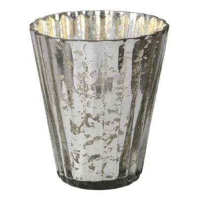 Antique Silver Candle Holder