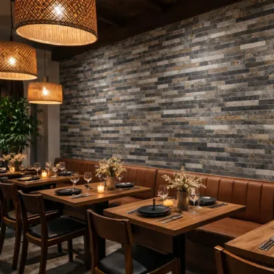 Black Mixed with Gold 30 x 30cm Slate Wall Tiles Pack of 10